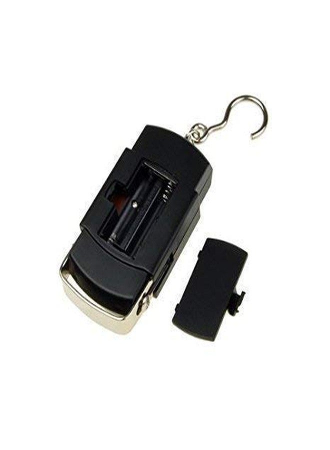 Tool Point Bolt Electronic Portable Fishing Hook Type Digital LED Screen Luggage Weighing Scale, 50 kg/110 Lb (Black - Image 4